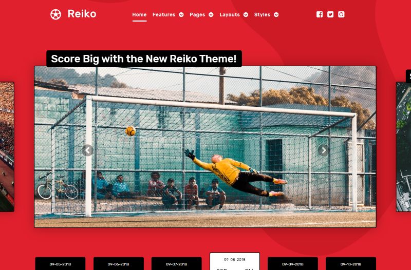 Reiko Sports WordPress Theme