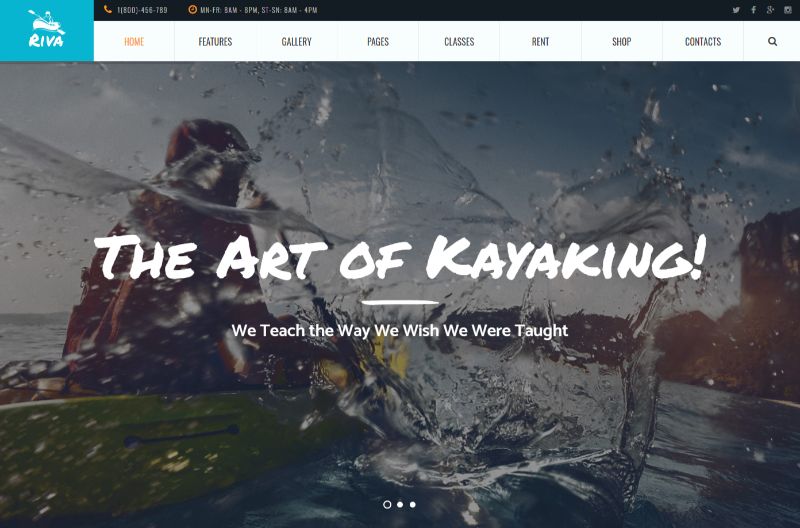 Riva Sports WordPress Theme