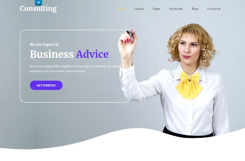 SKT Consulting WordPress Theme