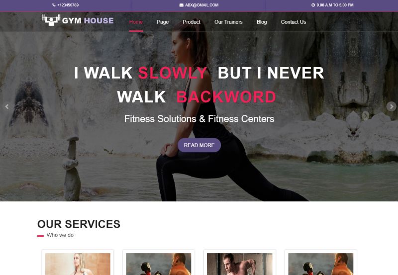 Theme Eye Fitness WordPress Theme