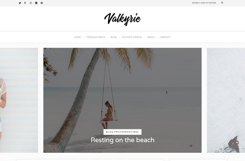 Valkyrie Lifestyle WordPress Theme