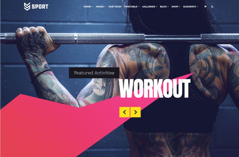 VisualModo Sports WordPress Theme