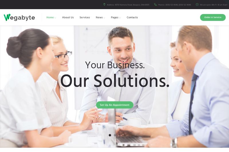 WegaByte Consulting WordPress Theme