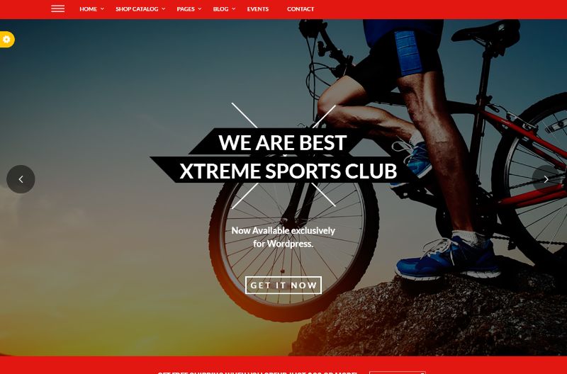 Xtreme Sports WordPress Theme