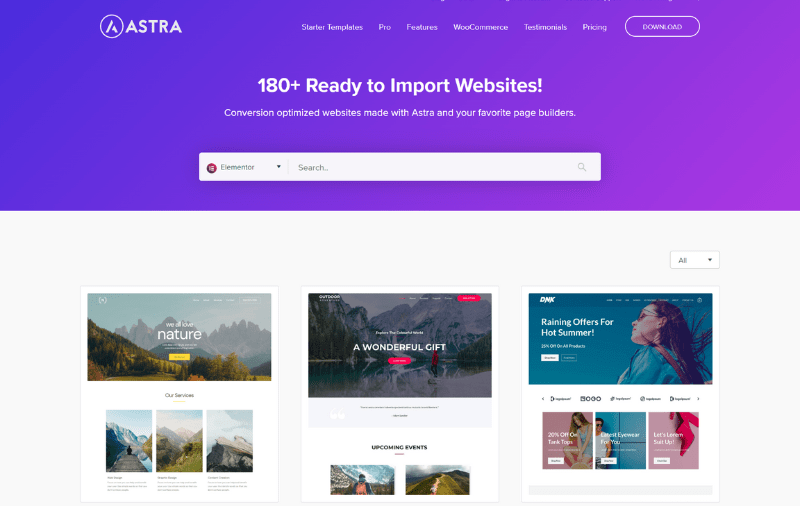 Best WordPress Theme Shop Astra Theme