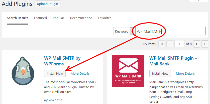 Install WordPress Mail SMTP Plugin