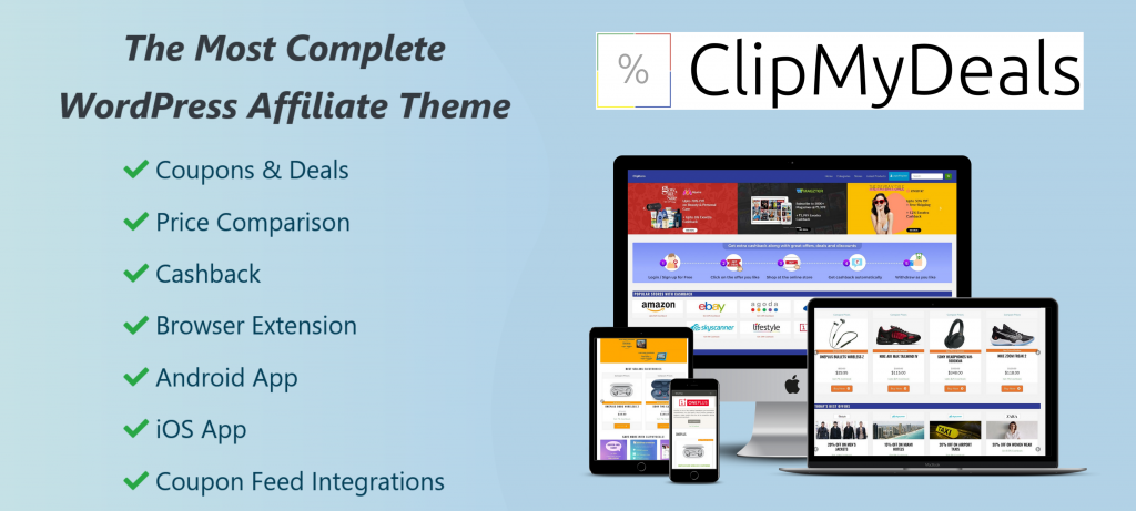 ClipMyDeals WordPress Coupon Theme