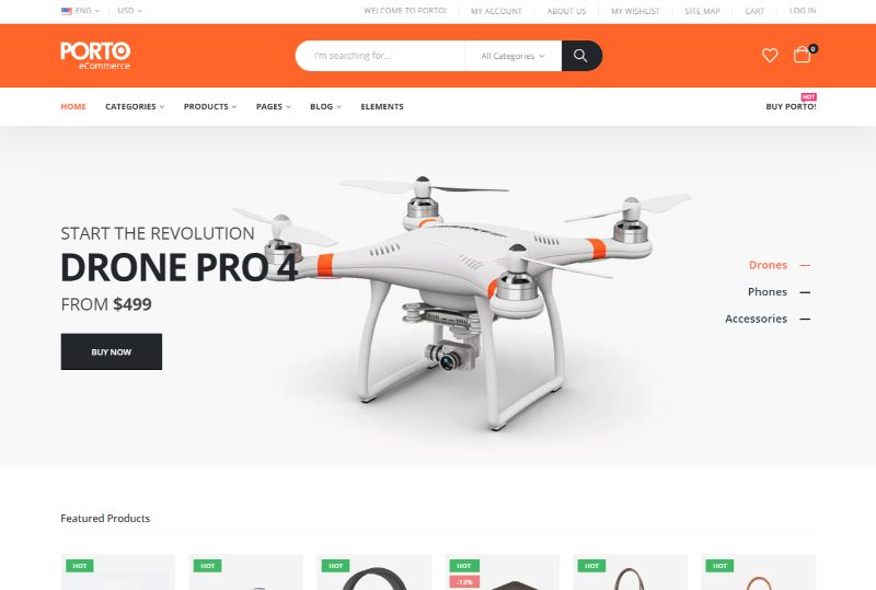 Porto eCommerce WordPress plugin