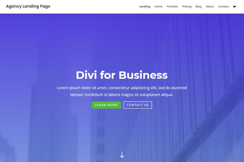 Divi Agency Layout Pack