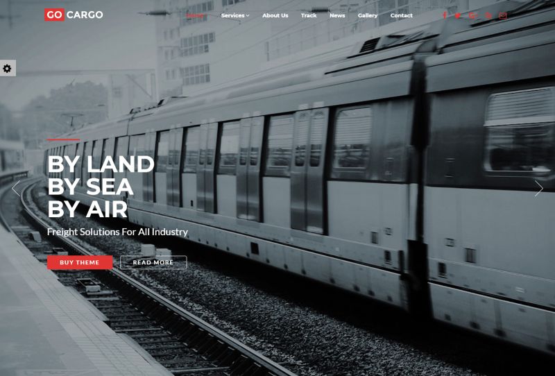 GoCargo Logistics WordPress Theme