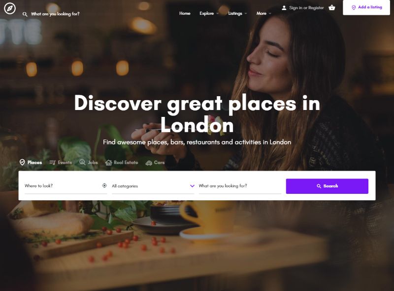 MyListing Directory WordPress theme