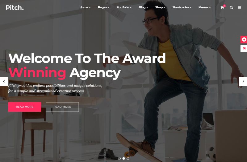 Pitch Agency WordPress Theme