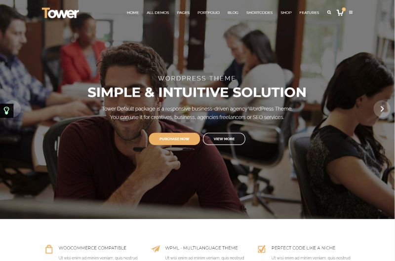 Tower Agency WordPress Theme