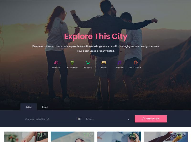 Wilcity Directory WordPress theme