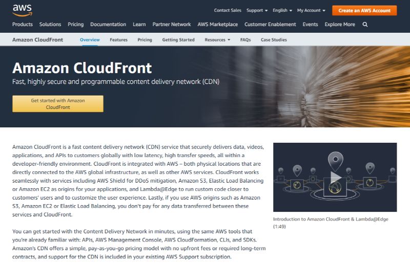 Amazon CloudFront Free CDN Service