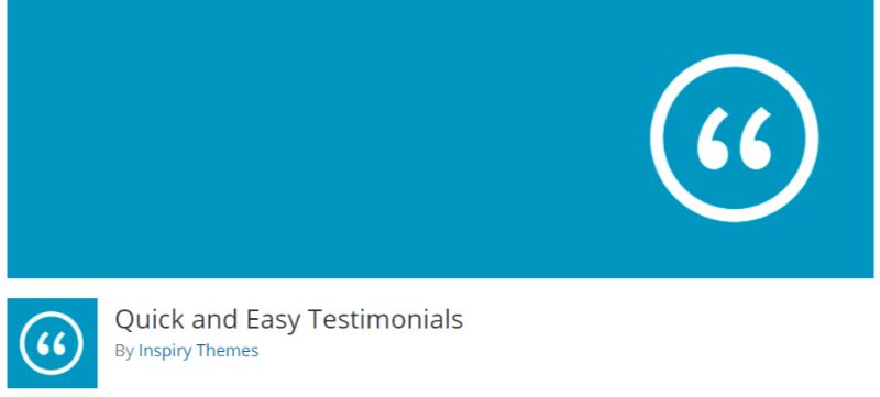 Quick and Easy Testimonials plugin