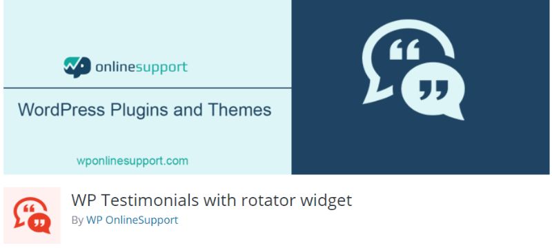 WP Testimonials With Rotator Widget