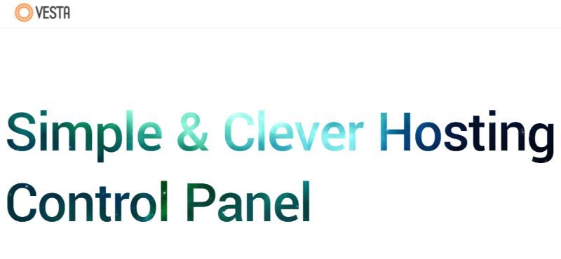 VestaCP Web Hosting Control Panel