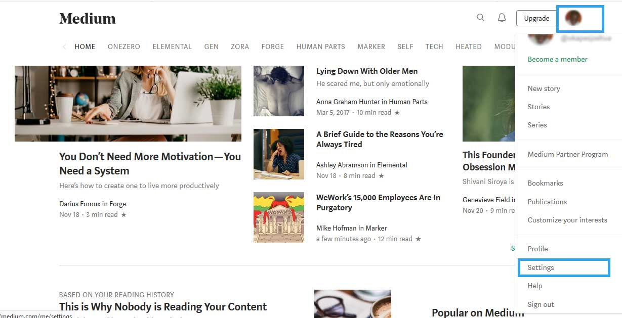 Medium Free Blogging