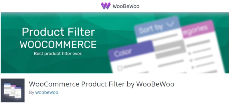 WooBeWoo Product Filter plugin