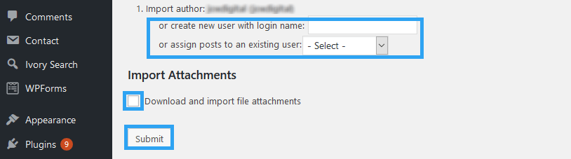 Assign user to Medium content