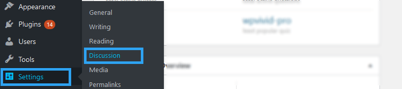 WordPress Settings Discussion