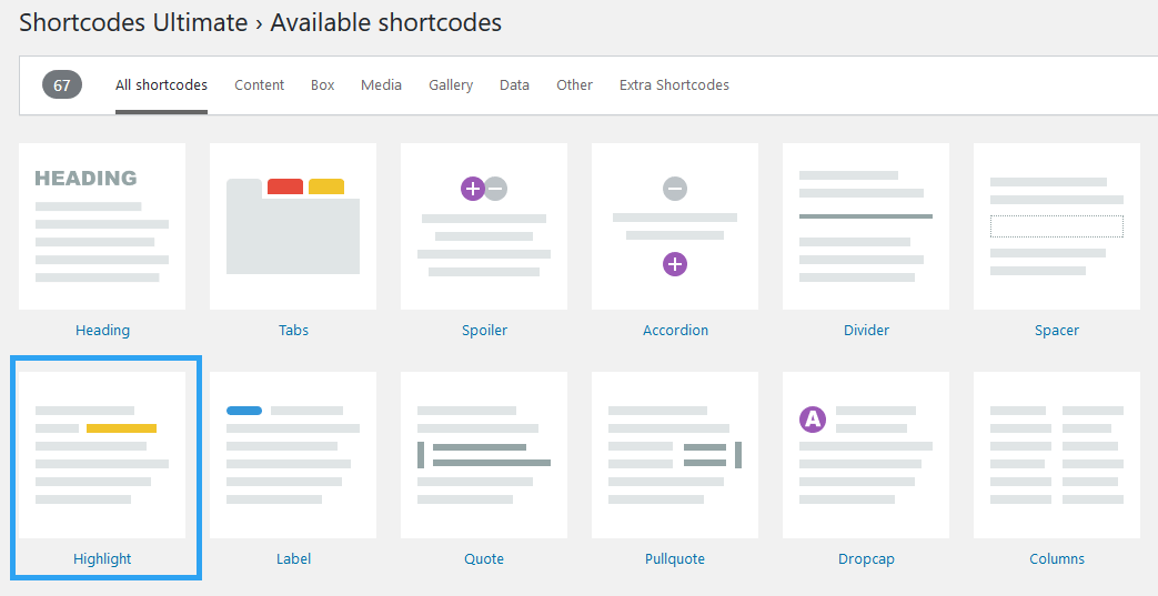 Shortcodes on Shortcodes Ultimate plugin