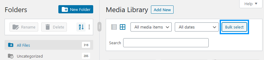 FileBird Media Library Bulk Move