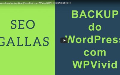 Como fazer backup WordPress fácil com WPVivid 2020. PLUGIN GRATUITO
