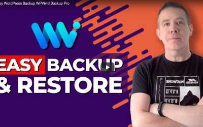 Easy WordPress Backup WPVivid Backup Pro