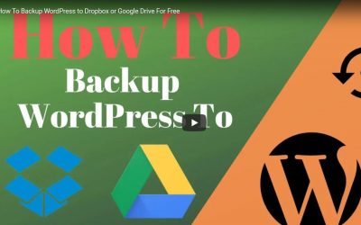 How To Backup WordPress to Dropbox or Google Drive For Free