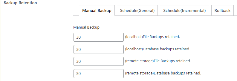 Upgraded Backup Retention Rules