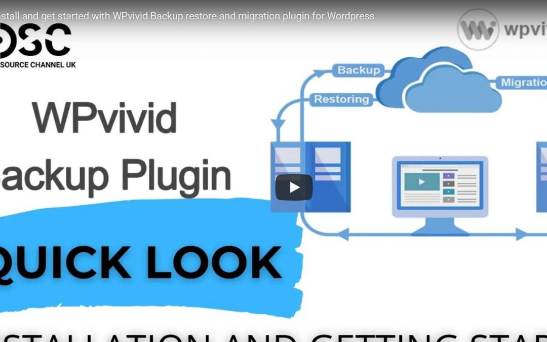 Install and get started with WPvivid Backup restore and migration plugin for WordPress