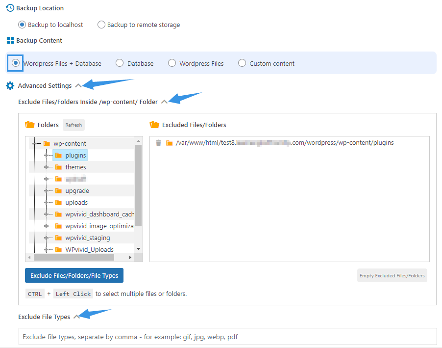 Upgraded File Exclusion Rules