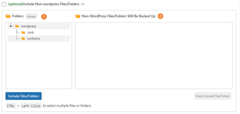 Include Non-wordpress files and folders