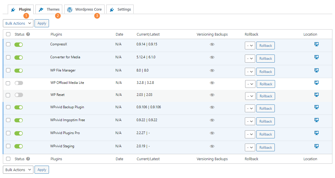 rollback WPvivid-Rollback